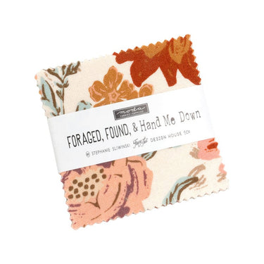Moda Fabric Pre Cuts Moda Foraged Found and Hand Me Down Mini Charm  - The Sewing Studio for sale UK - The Sewing Studio