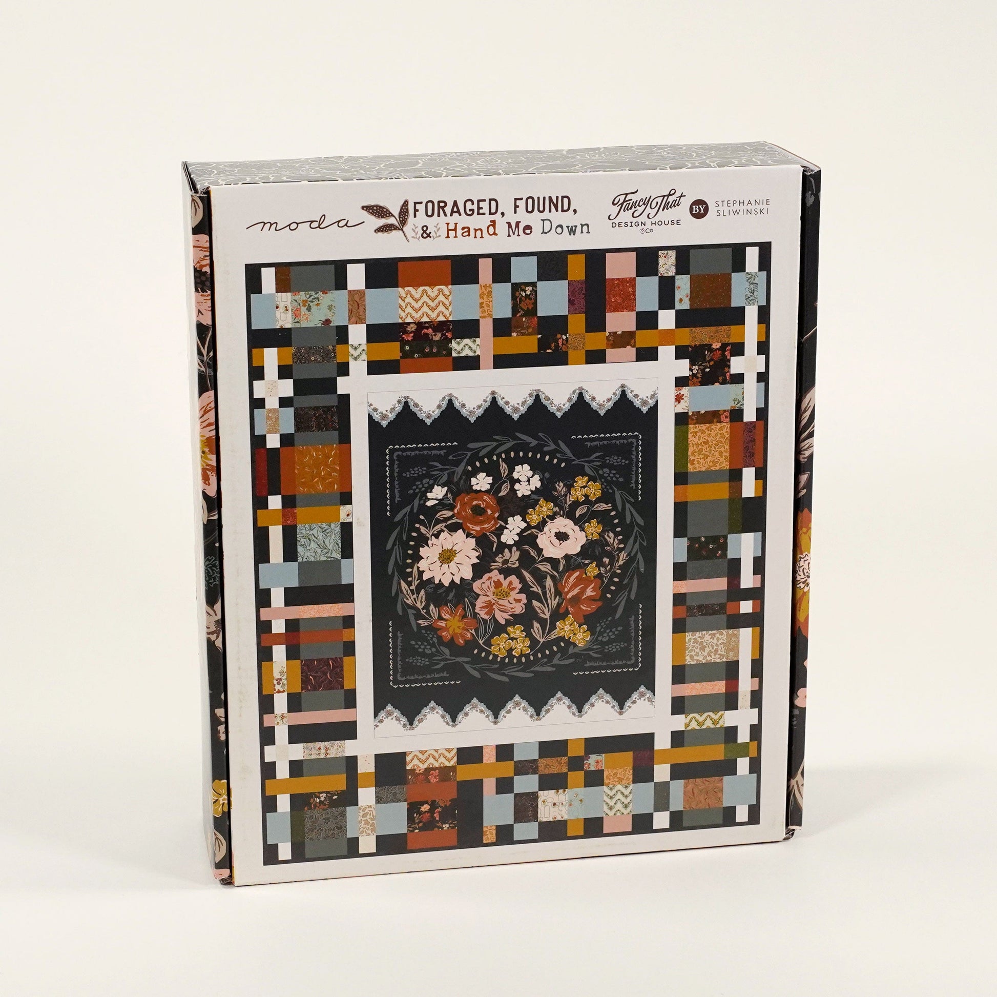 Moda Fabric Pre Cuts Moda Foraged Found and Hand Me Down Quilt Kit  - The Sewing Studio