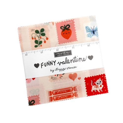 Moda Fabric Pre Cuts Moda Funny Valentine Charm Pack  - The Sewing Studio
