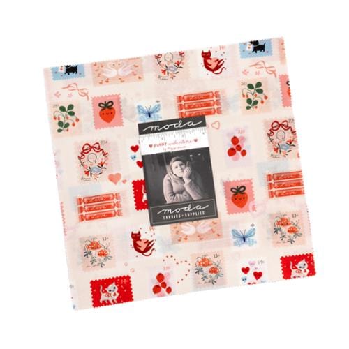 Moda Fabric Pre Cuts Moda Funny Valentine Layer Cake  - The Sewing Studio
