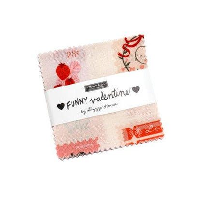 Moda Fabric Pre Cuts Moda Funny Valentine Mini Charm  - The Sewing Studio
