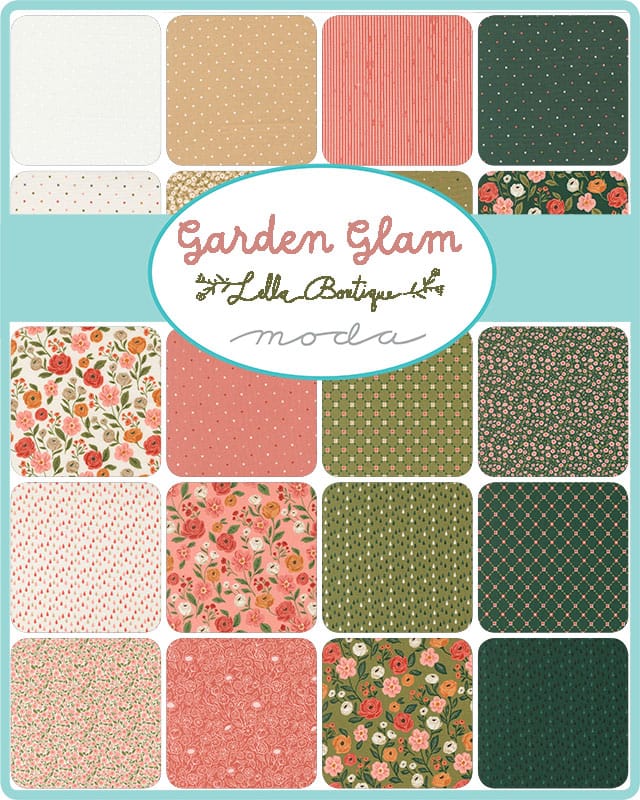 Moda Fabric Pre Cuts Moda Garden Glam Layer Cake - The Sewing Studio