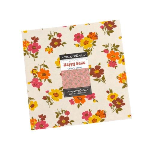 Moda Fabric Pre Cuts Moda Happy Daze Layer Cake  - The Sewing Studio