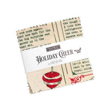 Moda Fabric Pre Cuts Moda Holiday Cheer Mini Charm  - The Sewing Studio for sale UK - The Sewing Studio