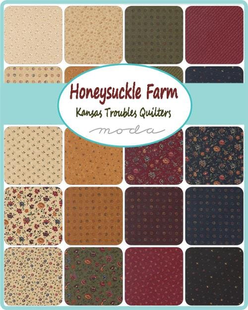 Moda Fabric Pre Cuts Moda Honeysuckle Farm Layer Cake - The Sewing Studio