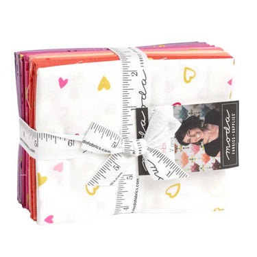 Moda Fabric Pre Cuts Moda I Heart Ombre Metallic Fat Quarter Pack 11 Piece 10875ABM  - The Sewing Studio for sale UK - The Sewing Studio