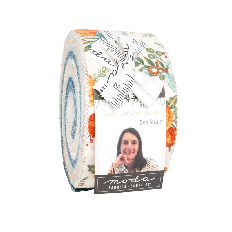 Moda Fabric Pre Cuts Moda I Love Fall Most Of All Jelly Roll  - The Sewing Studio