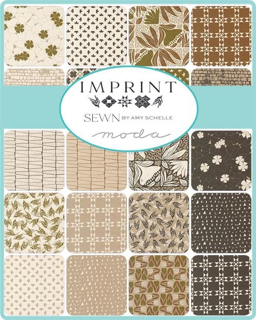 Moda Fabric Pre Cuts Moda Imprint Jelly Roll - The Sewing Studio
