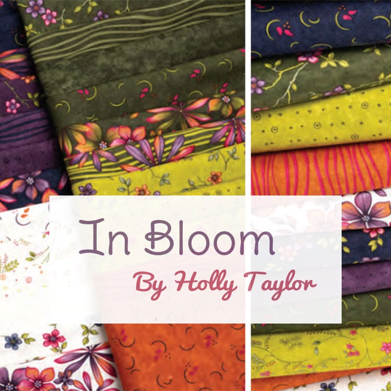 Multi-coloured Floral Moda Fabric Pre Cuts Moda In Bloom Fat Quarter Pack 26 Piece 6940AB - The Sewing Studio