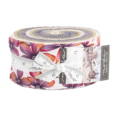 Moda Fabric Pre Cuts Moda In Bloom Jelly Roll 6940JR  - The Sewing Studio for sale UK - The Sewing Studio