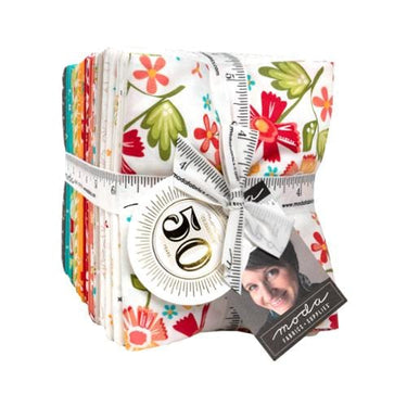 Moda Fabric Pre Cuts Moda In The Garden Fat Quarter Bundle 38 Pieces  - The Sewing Studio for sale UK - The Sewing Studio
