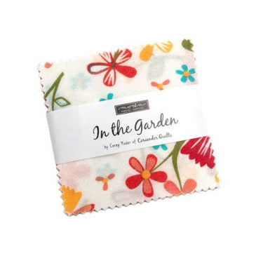 Moda Fabric Pre Cuts Moda In The Garden Mini Charm  - The Sewing Studio for sale UK - The Sewing Studio