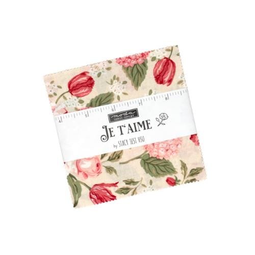 Moda Fabric Pre Cuts Moda Je Taime Charm Pack - The Sewing Studio