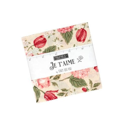 Moda Fabric Pre Cuts Moda Je Taime Charm Pack - The Sewing Studio