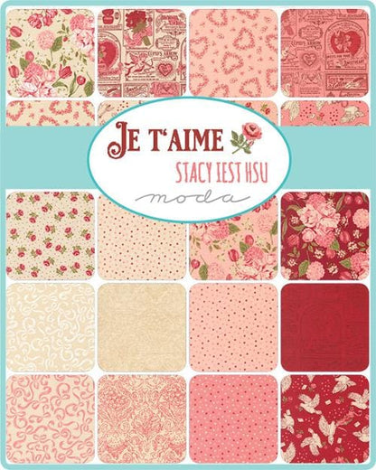 Moda Fabric Pre Cuts Moda Je Taime Fat Quarter Bundle 26 Piece - The Sewing Studio