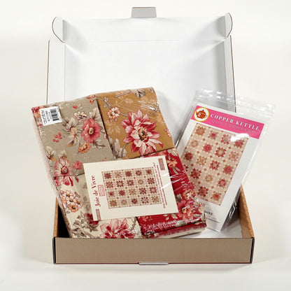 Moda Fabric Pre Cuts Moda Joie De Vivre Quilt Kit  - The Sewing Studio