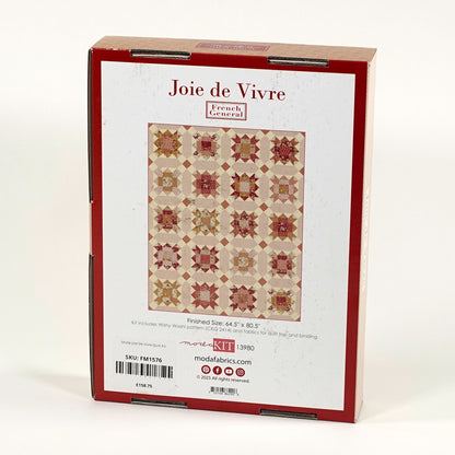 Moda Fabric Pre Cuts Moda Joie De Vivre Quilt Kit  - The Sewing Studio