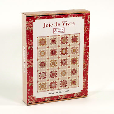 Moda Fabric Pre Cuts Moda Joie De Vivre Quilt Kit  - The Sewing Studio for sale UK - The Sewing Studio