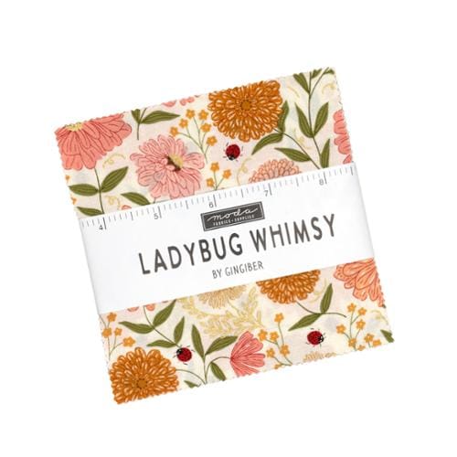 Moda Fabric Pre Cuts Moda Ladybug Whimsy Charm Pack - The Sewing Studio