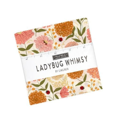 Moda Fabric Pre Cuts Moda Ladybug Whimsy Charm Pack - The Sewing Studio