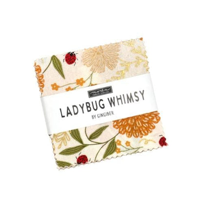 Moda Fabric Pre Cuts Moda Ladybug Whimsy Mini Charm - The Sewing Studio