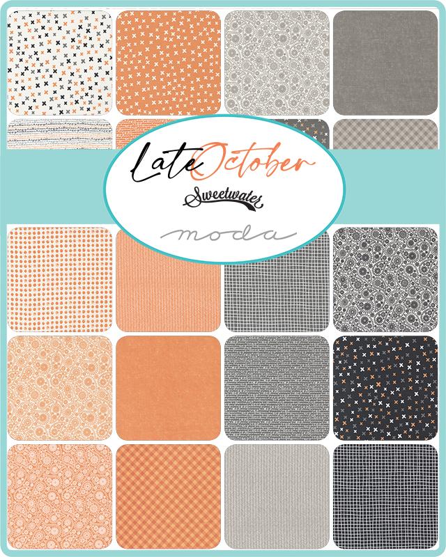 Multi-coloured Halloween Moda Fabric Pre Cuts Moda Late October Jelly Roll 55590JR - The Sewing Studio