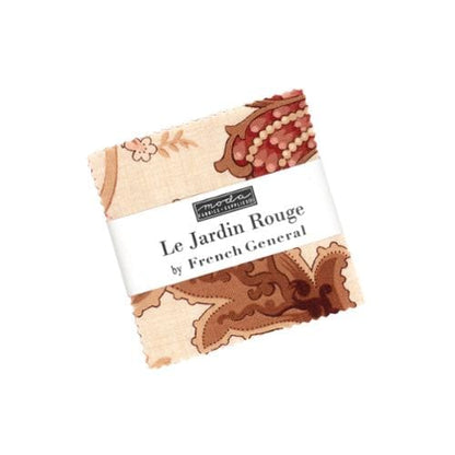 Moda Fabric Pre Cuts Moda Le Jardin Rouge Mini Charm - The Sewing Studio