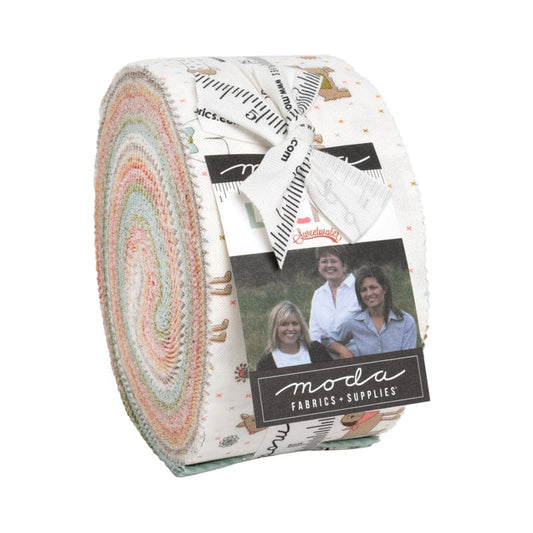 Moda Fabric Pre Cuts Moda Lucky Jelly Roll  - The Sewing Studio