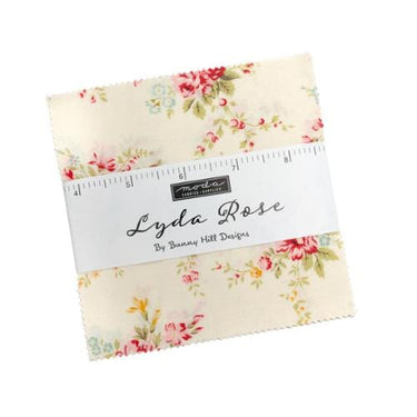 Moda Fabric Pre Cuts Moda Lyda Rose Charm Pack  - The Sewing Studio for sale UK - The Sewing Studio