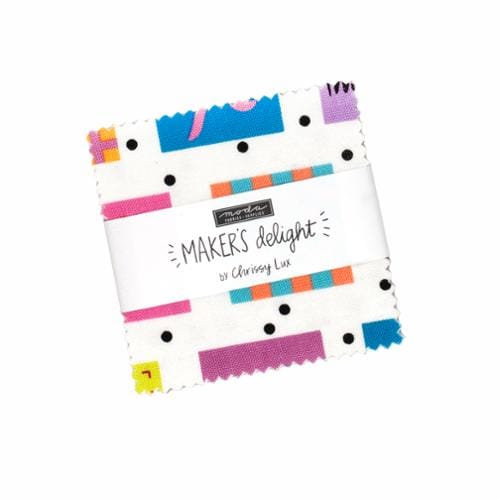 Moda Fabric Pre Cuts Moda 
Makers Delight Mini Charm - The Sewing Studio