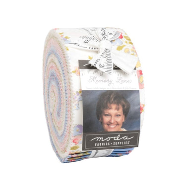 Moda Fabric Pre Cuts Moda Memory Lane Jelly Roll  - The Sewing Studio for sale UK - The Sewing Studio