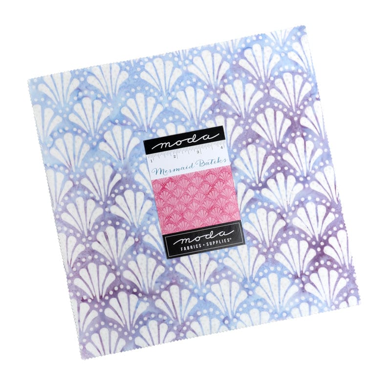 Moda Fabric Pre Cuts Moda Mermaid Batiks Layer Cake - The Sewing Studio