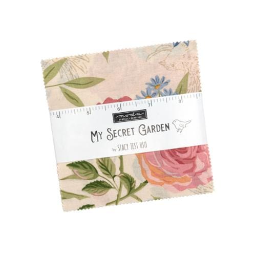 Moda Fabric Pre Cuts Moda My Secret Garden Charm Pack - The Sewing Studio