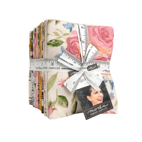 Moda Fabric Pre Cuts Moda My Secret Garden Fat Quarter Bundle 27 Piece - The Sewing Studio