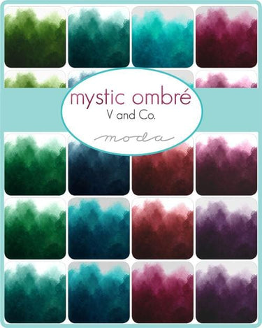 Moda Fabric Pre Cuts Moda Mystic Ombre Jelly Roll  - The Sewing Studio for sale UK - The Sewing Studio