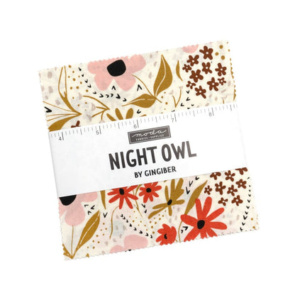 Moda Fabric Pre Cuts Moda Night Owl Charm Pack  - The Sewing Studio