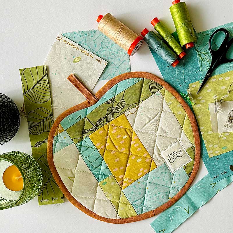 Multi-coloured Foliage, Small Print Moda Fabric Pre Cuts Moda Olive You Jelly Roll 1880JR - The Sewing Studio
