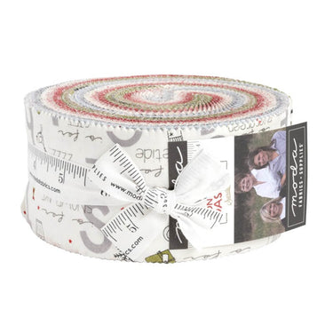 Moda Fabric Pre Cuts Moda On Dasher Jelly Roll 55660JR  - The Sewing Studio for sale UK - The Sewing Studio