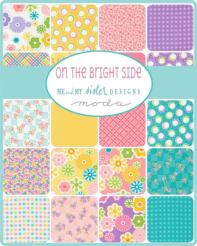 Moda Fabric Pre Cuts Moda On The Bright Side Layer Cake 22460LC  - The Sewing Studio