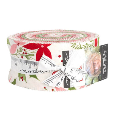 Moda Fabric Pre Cuts Moda Once Upon A Christmas Jelly Roll 43160JR  - The Sewing Studio for sale UK - The Sewing Studio