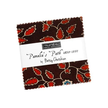 Moda Fabric Pre Cuts Moda Pamelias Path Mini Charm  - The Sewing Studio