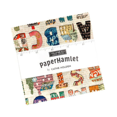 Moda Fabric Pre Cuts Moda Paper Hamlet Charm Pack  - The Sewing Studio for sale UK - The Sewing Studio