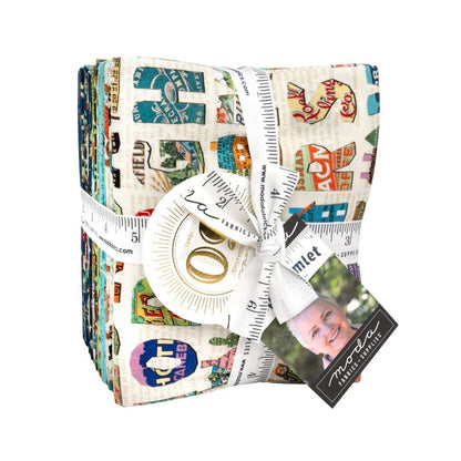 Moda Fabric Pre Cuts Moda Paper Hamlet Fat Quarter Bundle  - The Sewing Studio