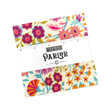 Moda Fabric Pre Cuts Moda Parlor Charm Pack  - The Sewing Studio for sale UK - The Sewing Studio