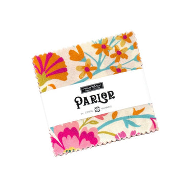 Moda Fabric Pre Cuts Moda Parlor Mini Charm  - The Sewing Studio for sale UK - The Sewing Studio