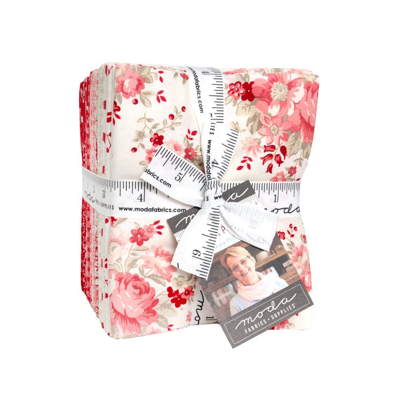 Moda Fabric Pre Cuts Moda Petals And Polka Dots 30 Piece Fat Quarter Bundle  - The Sewing Studio