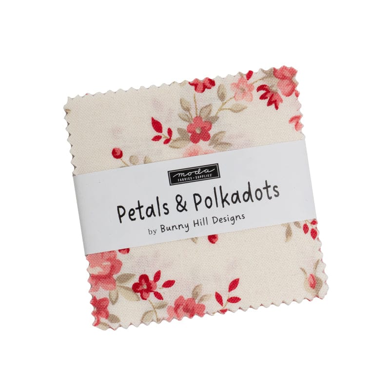 Moda Fabric Pre Cuts Moda Petals And Polka Dots Mini Charm Pack - The Sewing Studio