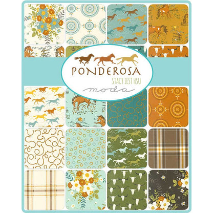 Multi-coloured Farming, Country, Novelty Moda Fabric Pre Cuts Moda Ponderosa Layer Cake 20860LC - The Sewing Studio