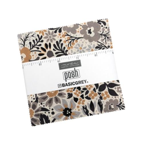 Moda Fabric Pre Cuts Moda Posh Charm Pack  - The Sewing Studio