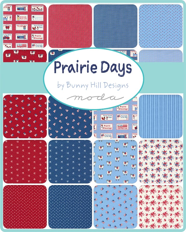 Multi-coloured Novelty Moda Fabric Pre Cuts Moda Prairie Days Jelly Roll - The Sewing Studio